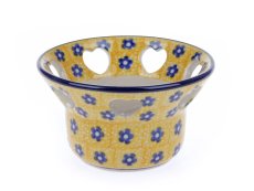 Heart Candle Holder Yellow