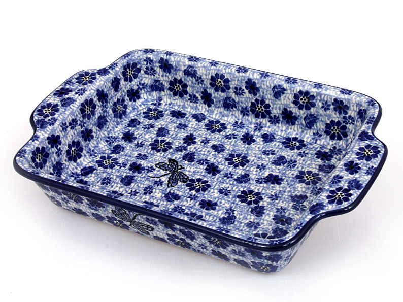 Auflaufform  mit Griffe 28 cm   Libelle