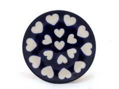 Teabag Plate 10 cm (4")   Hearts
