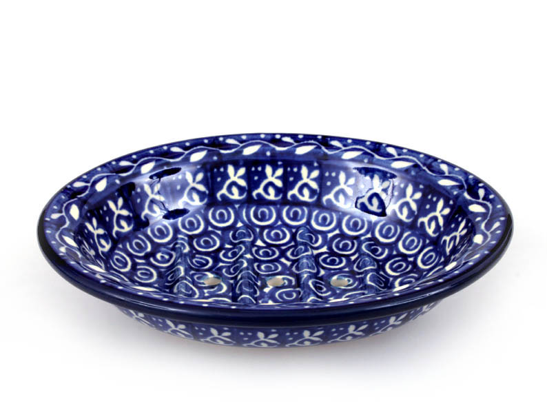 Soap Dish with Holes 14 cm (6")   Ocean Wawes