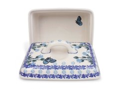 Square Butter Dish   Meadow Butterfly