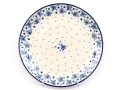 talíř mělký 25 cm   Blue and white