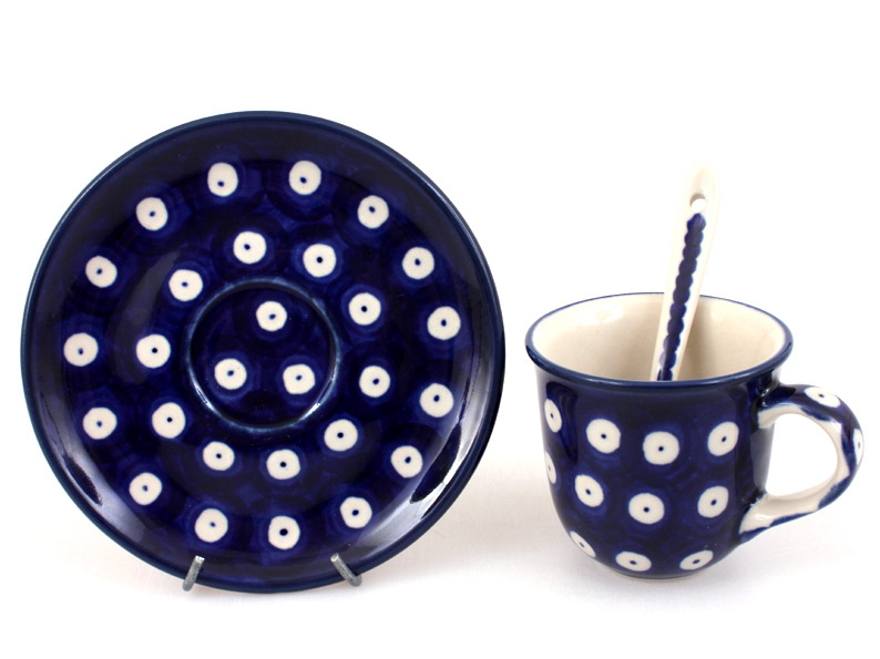 Mocca Cup with Saucer 0,06 l (2 oz)   Fish Eyes