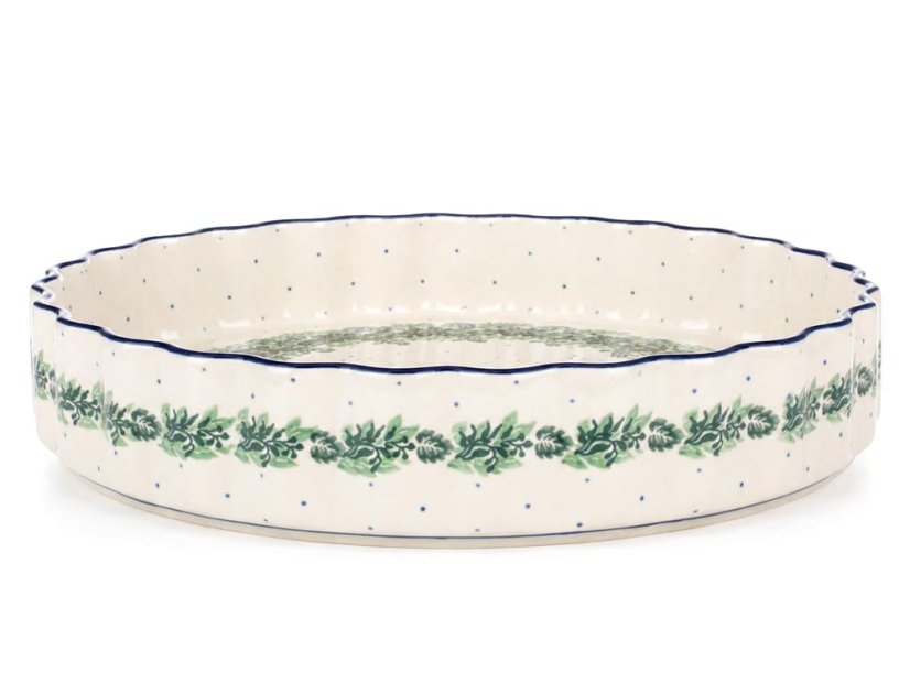 Pie Baking Dish 29 cm (11")   Blue Wreath