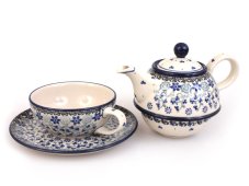 Teekanne & Tasse mit Untertasse 0,6+0,25 l   Gefrorene Wiese
