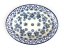 Seifenschale oval 14 cm   Winter Garten
