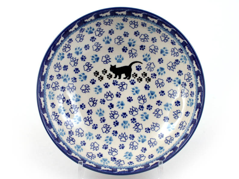Low Bowl  22 cm (9")   Black Cat