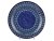 Shallow Plate 25 cm (10")   Aztec Sun blue