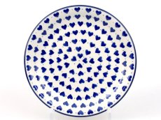 Dessert Plate 21 cm (8") Blue Hearts