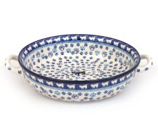zapékací miska kulatá s uchy 27 cm   Černá kočka