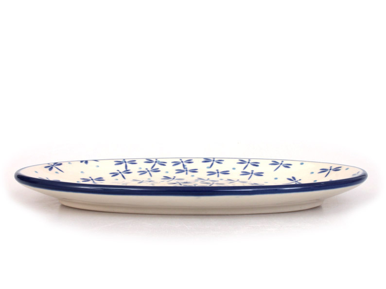 Oval Plate 22 cm (8")   Damselfly