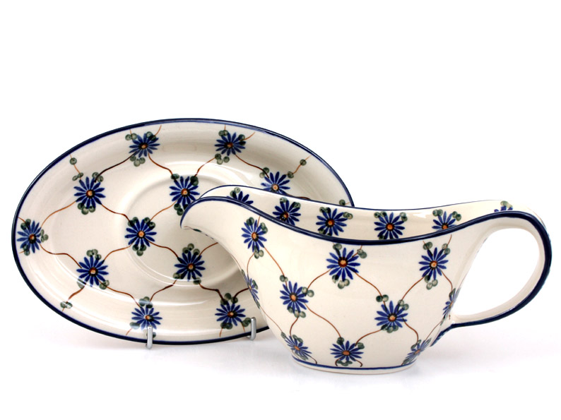 Sauce Boat with Saucer   Lattice
