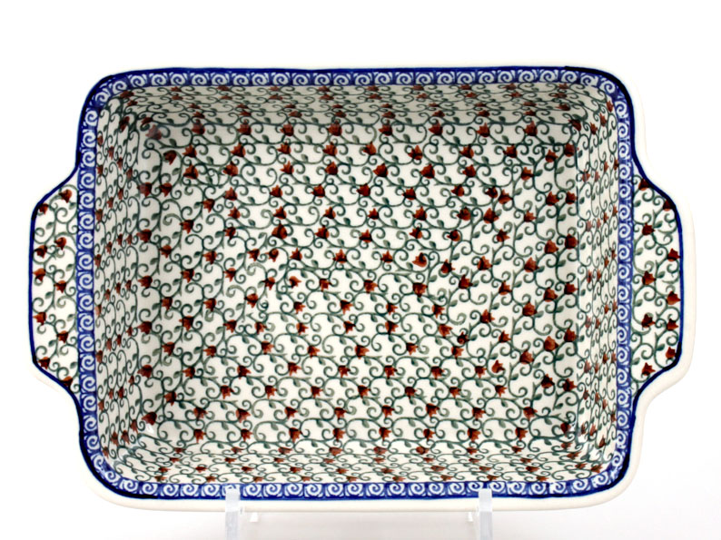 Auflaufform  mit Griffe 28 cm   Laube