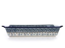 Auflaufform  mit Griffe 39 cm   Bewölkt