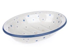 Seifenschale oval 14 cm   Schneeblumen