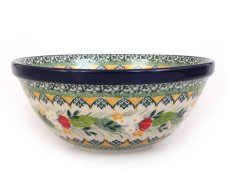 Bowl CLASSIC 17 cm (6.5") Apple Blossoms UNIKAT