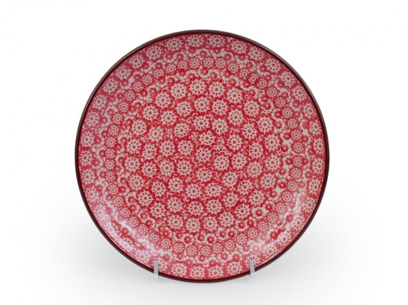 talíř desertní 18 cm  Červená krajka