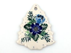 Tree Ornament Blue Wreath