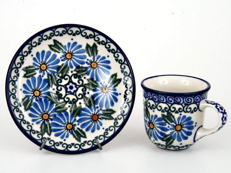 Mocca Cup with Saucer 0,06 l (2 oz)   Asters