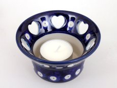 Heart Candle Holder Fish Eyes