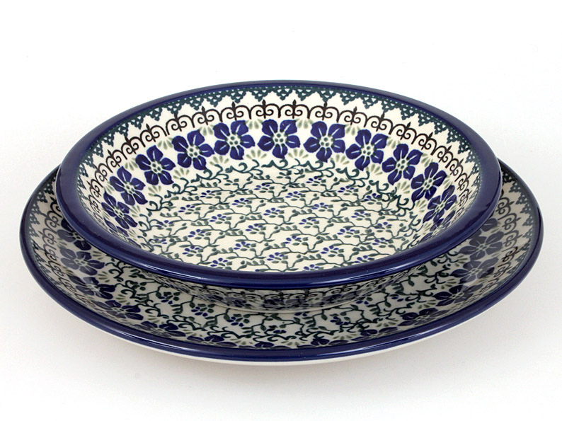 Soup Plate 21 cm (8")   Flax Flower