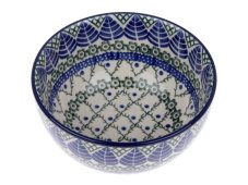 Bowl 14 cm (5")   Blue Leaves