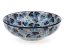 Low Bowl  17 cm (7")   Pansies UNIKAT