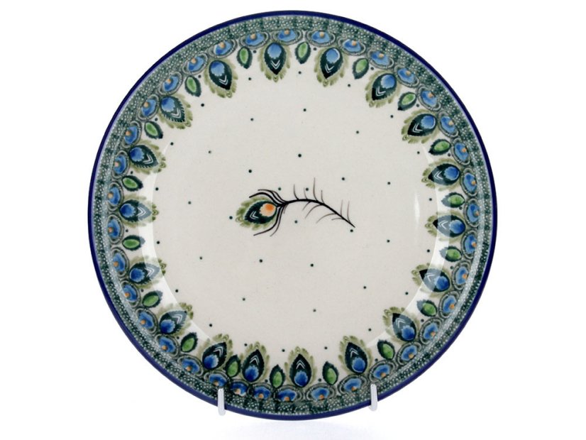 Dessert Plate 21 cm (8")  Peacock Feather