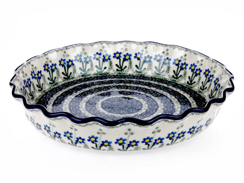 Pie Baking Dish 26 cm (10")   Flower Garden