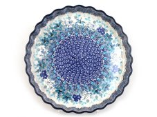 koláčová forma  28,5 cm   Modré léto  UNIKÁT