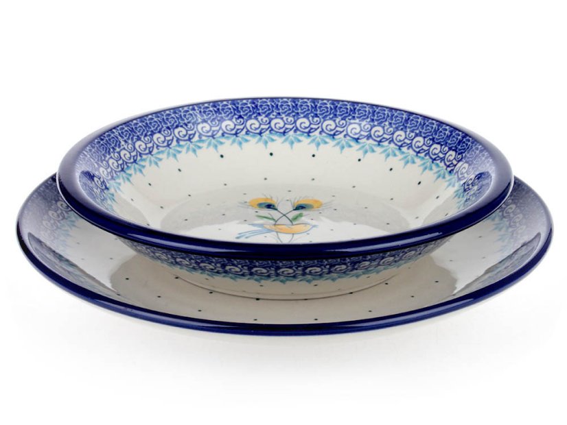 talíř hluboký 21 cm   Kanárek