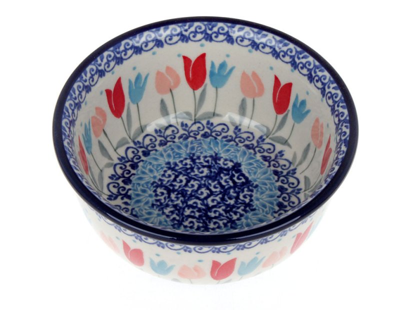 Bowl 13 cm (5")   Pink Tulips