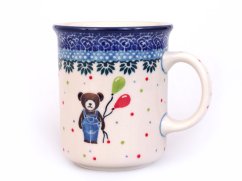 Mug CLASSIC 0,3 l (10 oz)   Teddy Bears with Ballons UNIKAT