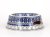 Pet Bowl for Dogs   Blue Leaves