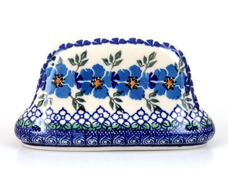 Napkin Holder   Blue Rose