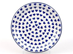 Dessert Plate 21 cm (8")   Blue Hearts