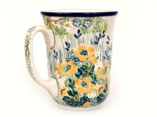 Henkelbecher ART 0,5 l   Iris UNIKAT
