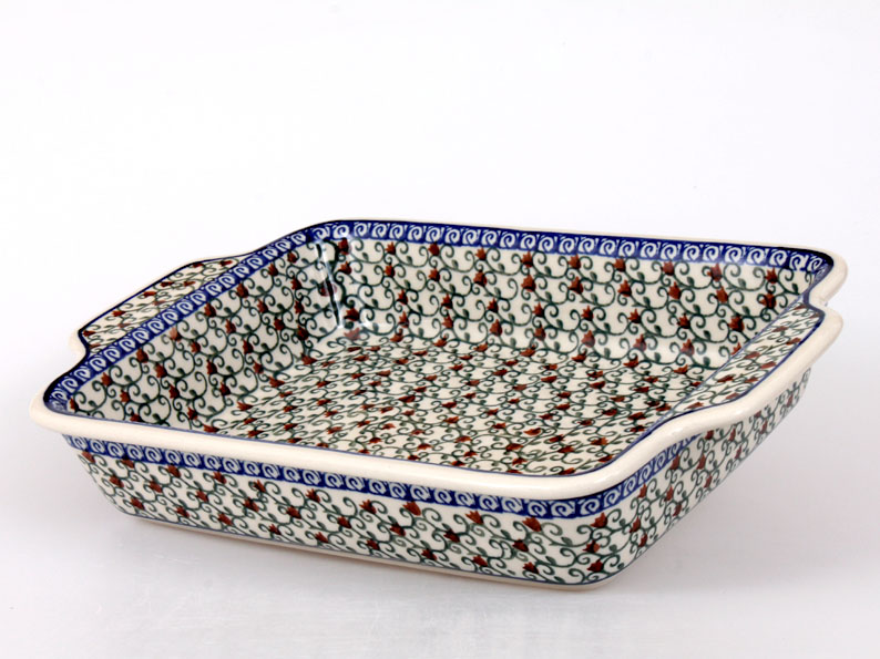 Auflaufform  mit Griffe 28 cm   Laube
