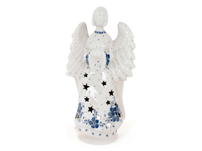 Candle Holder Angel  22 cm (9")   Bridal bouquet