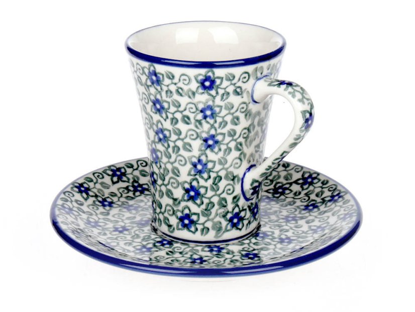 Cup with Saucer 0,13 l (4.3 oz)   Lobelia