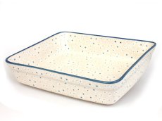 pekáč obdélník velký 31 cm   Sněhové květy