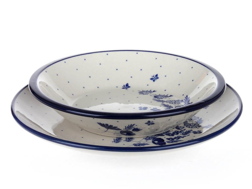 Shallow Plate 25 cm (10")   Soft Blue