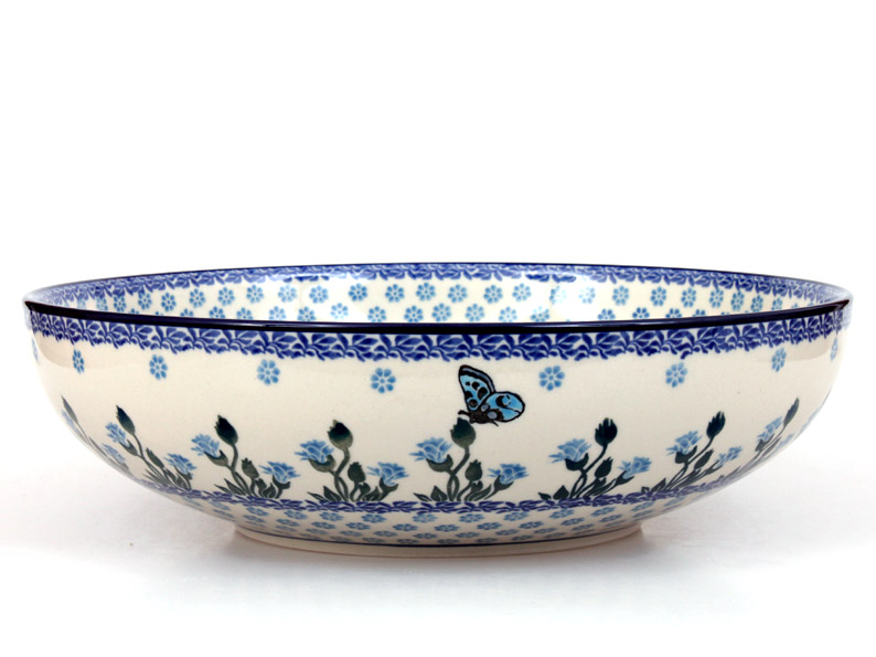 Low Bowl 27 cm (11")   Meadow Butterfly