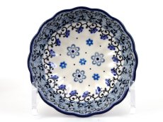 Wellenrandschale 12 cm   Bewölkt