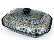 Baking Dish with Lid 31 cm (12")   Aztec Sun green