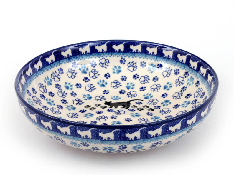 Low Bowl  22 cm (9")   Black Cat
