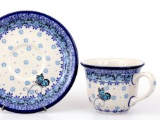 Cup with Saucer 0,15 l (7 oz)   Butterfly on Straw