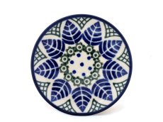 Tellerchen 10 cm   Blaue Blätter
