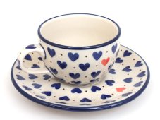 Cup with Saucer 0,1 l (4 oz) In Love