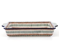 Auflaufform  mit Griffe 39 cm   Indian Sommer